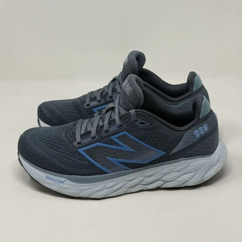 New Balance Fresh Foam 880v14 Sneakers Womens 8 M Gray Quarry Blue Running Shoes